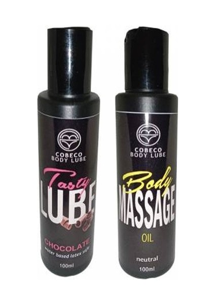 Chocolate Tasty Massage Oil Çikolata Aromalı 100 ml ve Vücut Masaj Yağı 100 ml