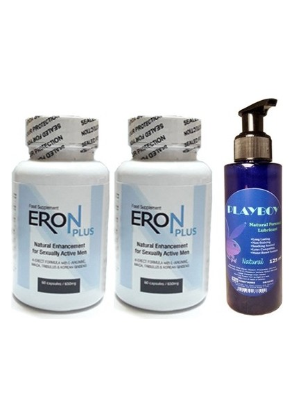 Lubricant 125 ml Jel +2 Adet Eron Plus 60LI Erkeklere Özel