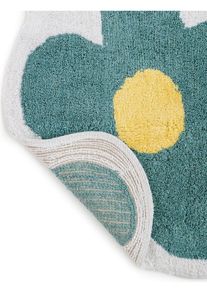 Çiçek Baskılı Banyo Paspası 50X80 cm (S5)