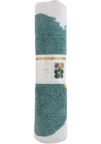 Çiçek Baskılı Banyo Paspası 50X80 cm (S5)