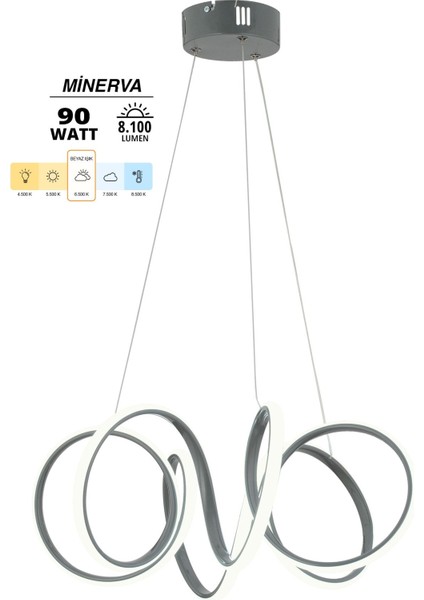 UltraNova Füme modern sarkıt, beyaz ışık, LED avize, alüminyum, 70x35, şık ve zarif tasarım fiyatları