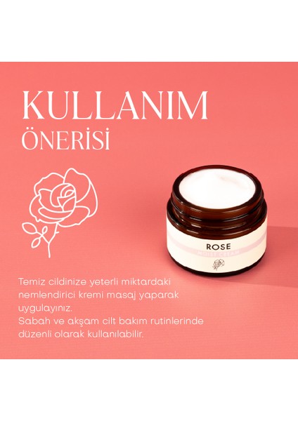 Gül Canlandırıcı Yüz Kremi