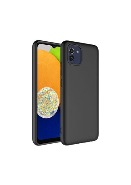 Samsung Galaxy A03 Lansman Kılıf Içi Kadife Kaplı Kasayı Çizmeyen Tosche Premium Esnek Silikon Kapak