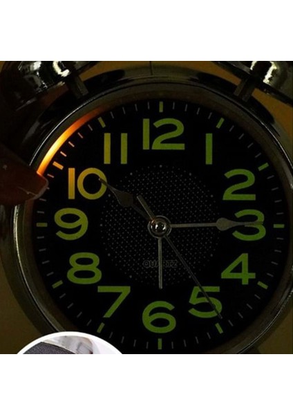 UltraNova Vintage metal masa saati, büyük boy, analog gösterge, ışıklı alarm, şık gri tasarım fiyatları