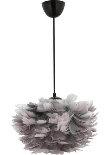 UltraNova Modern gri avize, kumaş detaylı, 25x25 boyutunda şık ve şık aydınlatma ürünü modelleri