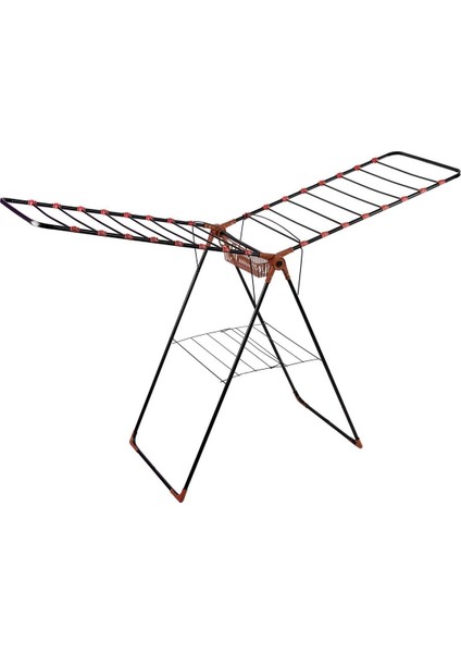 UltraNova Kırmızı Metal Çamaşır Kurutmalık Askısı Borulu Model 525