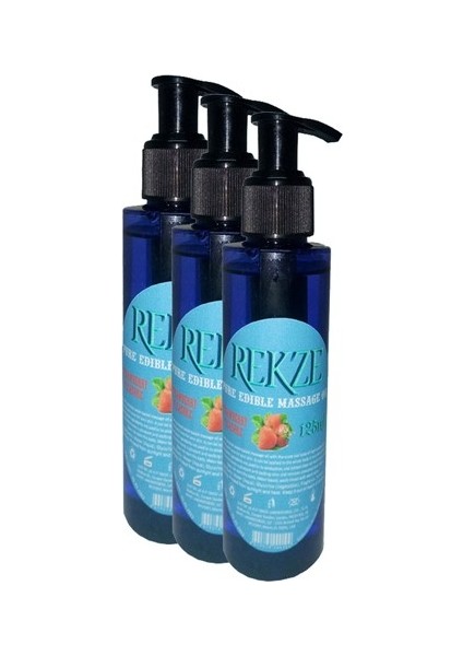 Çilek Aromalı Masaj Yağı 3x125 ml