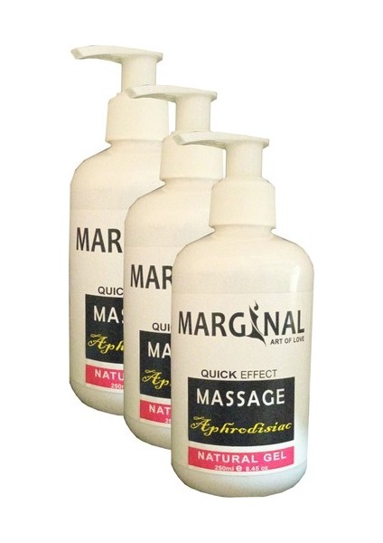 Massage 250 ml Naturel Masaj Jeli 3'lü