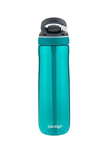 Üniseks Ashland Autospout Pipetli Büyük Bpa Içermeyen Plastik Su Şişesi Turkuaz 720 ml