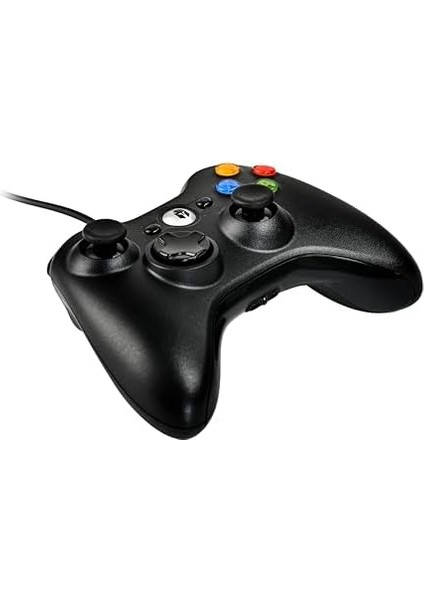 X3H - Pc ve Xbox 360 Uyumlu Titreşimli Kablolu Oyun Kolu Gamepad Siyah
