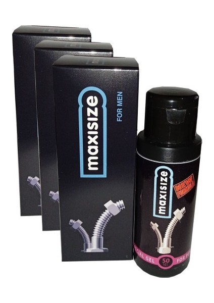 Hintohu Erkeklere Özel For Men Maxı Sıze Lubricant Jel 50 ml 3 Adet