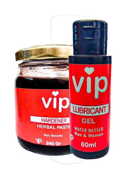 Vip Lubrikant Jel + Erkeklere Özel Macun