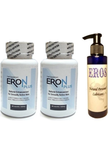 Lubricant 125 ml Jel + 2 Adet Eron Plus 60LI Erkeklere Özel