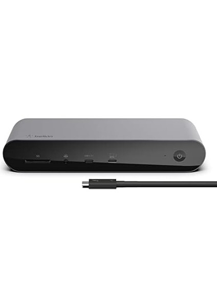 Thunderbolt 4 Dock Pro, Tek 8k 60hz, Çift 4K Ekran Uyumlu, 2 x Thunderbolt 4 Bağlantı Noktası, 2 x HDMI Bağlantı Noktası, 90W Güç Dağıtım Pd, Ses Girişi/çıkışı