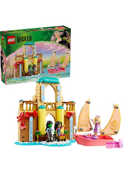 Wicked Glinda, Elphaba ve Nessarose, Shiz Üniversitesi Nde 75681-7 Yaş ve Üzeri Çocuklar Için Oyuncak Tekne Içeren Bebek Evi Oyun Seti (304 Parça)