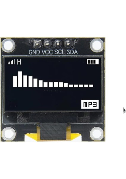 Inch Beyaz OLED LCD Modül 128X64 Pixel Iıc I2C Seri 0.96' Ekran Gösterge SSD1306 3.3V 5V Matrix Display