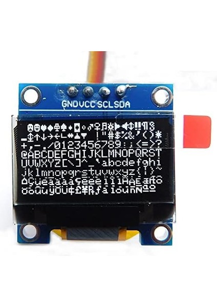 Inch Beyaz OLED LCD Modül 128X64 Pixel Iıc I2C Seri 0.96' Ekran Gösterge SSD1306 3.3V 5V Matrix Display