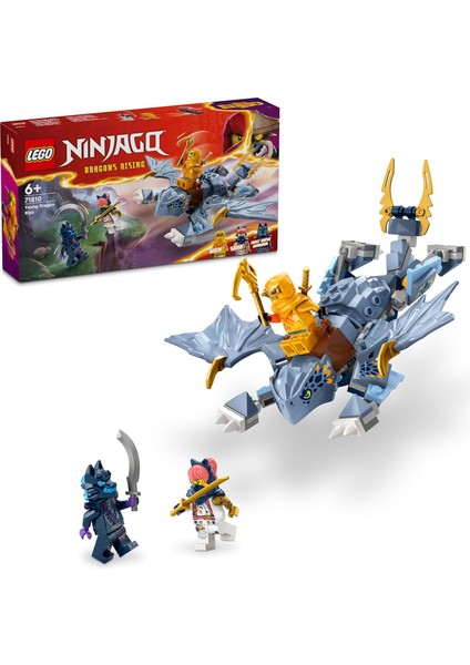 Genç Ejderha Riyu 71810-6 Yaş ve Üzeri Çocuklar Için 3 Ninja Minifigürü Içeren Yaratıcı Oyuncak Yapım Seti (132 Parça)