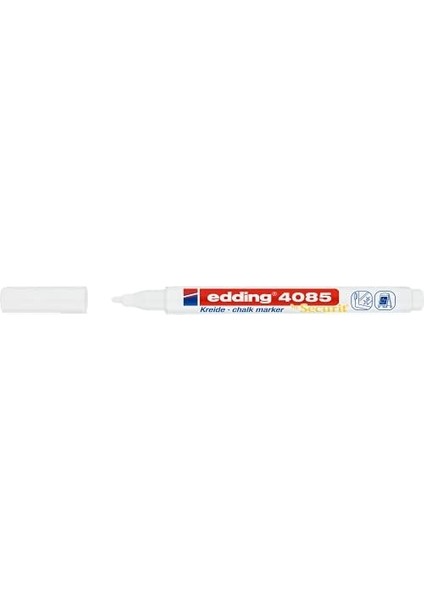 4085 Tebeşir Kalemi - Beyaz - 1 Tebeşir Kalemi - 1-2 mm Yuvarlak Uçlu