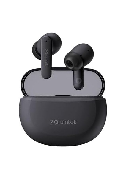 Tech 2drumtek B25 True Wriless Tws Kulaklık, Bluetooth 5.2, Hibrit Aktif Gürültü Önleme, Toza ve Suya Dayanıklı (Ipx4), Kulakiçi, Gri