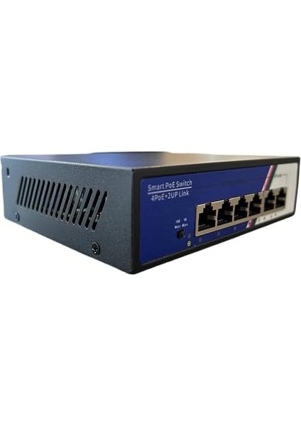 S4 Kolay Kurulum Switch 4 Port Poe +2 Uplink 10/100MBPS