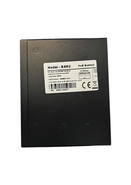 S4 Kolay Kurulum Switch 4 Port Poe +2 Uplink 10/100MBPS