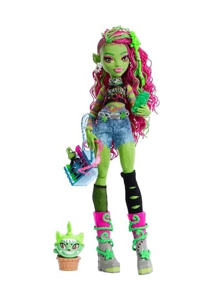 High Venüs Mcflytrap Bebek, Pet Cat Chewlian ile Bitki Canavarı ve Sırt Çantası, Defter, Atıştırmalıklar ve Daha Fazlası Gibi Aksesuarlar