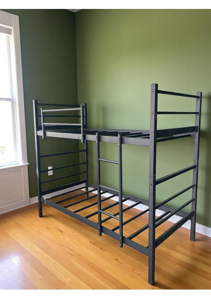 Miralay Metal 2 Katlı Bölünebilir Demonte Ranza - Siyah fiyatları