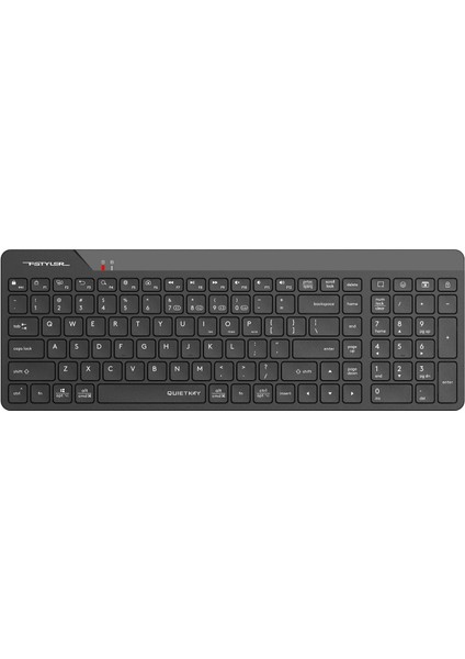 Tech FBK23 As Bluetooth+2.4ghz Kablosuz Q Türkçe Fn-Multimedya Sessiz Ultra Ince Özellikli Emoji Tuşlu ve Uyku Engelle Modlu Siyah Klavye