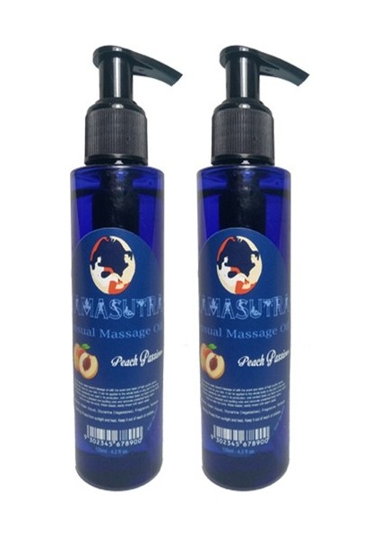 Erkeklere Kadınlara Özel Şeftali Aromalı Vücut Masaj Yağı Peach Flavored Massage Oil 2 x 125 ml fiyatları
