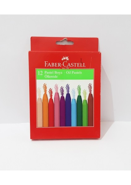 12 Renk Pastel Boya