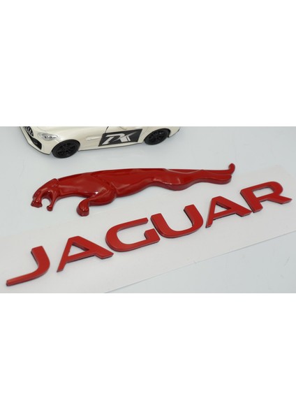 Jaguar Panter Kırmızı Bagaj Yazı Logo Arma Seti fırsatları
