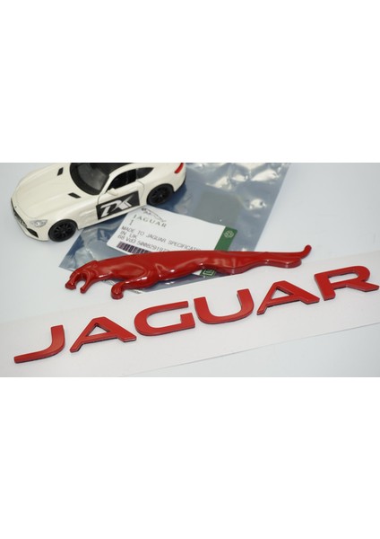 Jaguar Panter Kırmızı Bagaj Yazı Logo Arma Seti indirimleri