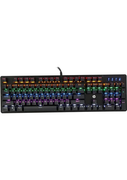 GK100F Mekanik Gaming Oyuncu Klavye Mavi Switch Ingilizce Q