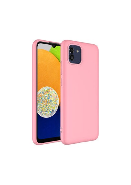 Samsung Galaxy A03 Lansman Kılıf Içi Kadife Kaplı Kasayı Çizmeyen Tosche Premium Esnek Silikon Kapak