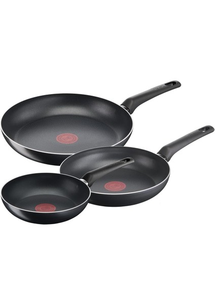 Titanyum 1x Simple Cook Difüzyon Özellikli Tava Seti 20/24/28 cm