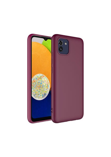 Samsung Galaxy A03 Lansman Kılıf Içi Kadife Kaplı Kasayı Çizmeyen Tosche Premium Esnek Silikon Kapak