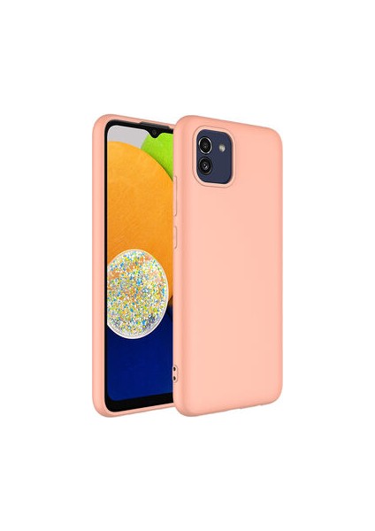Samsung Galaxy A03 Lansman Kılıf Içi Kadife Kaplı Kasayı Çizmeyen Tosche Premium Esnek Silikon Kapak