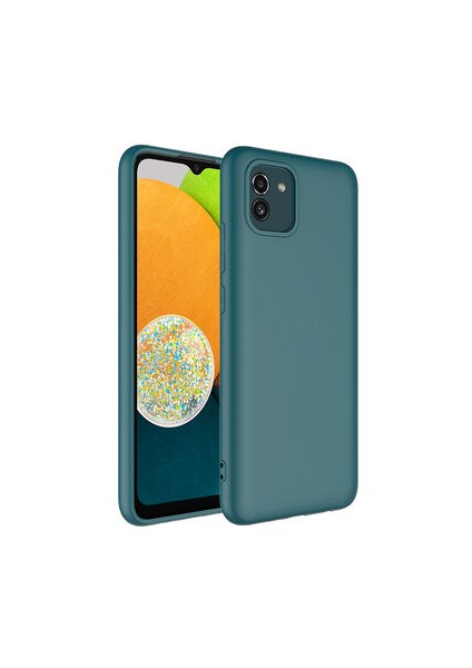Samsung Galaxy A03 Lansman Kılıf Içi Kadife Kaplı Kasayı Çizmeyen Tosche Premium Esnek Silikon Kapak