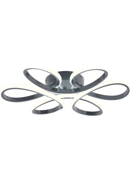 UltraNova Modern Füme Plafonyer, 3 Renkli LED, 50x90 cm, Alüminyum, Şık ve Fonksiyonel modelleri