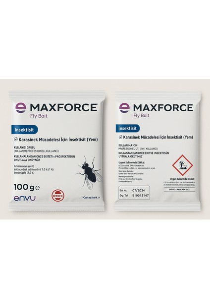 Maxforce Fly Bait Karasinek Granülü 100 Gr- 2’li