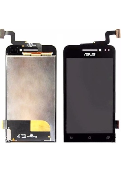A. Zenfone 4 LCD Ekran + Siyah Dokunmatik Çıtasız Siyah