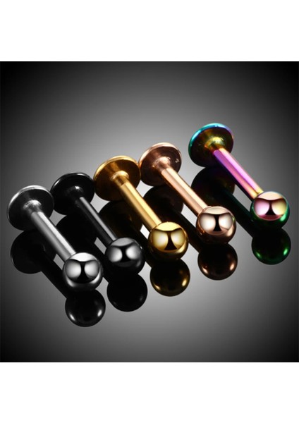 Cerrahi Çelik, 6 mm 8 mm 10 mm Bar, 3 Adet Septum Labret Piercing Küpe Set, Kaş, Dudak, Burun, Kulak Kullanımına Uygundur fırsatları