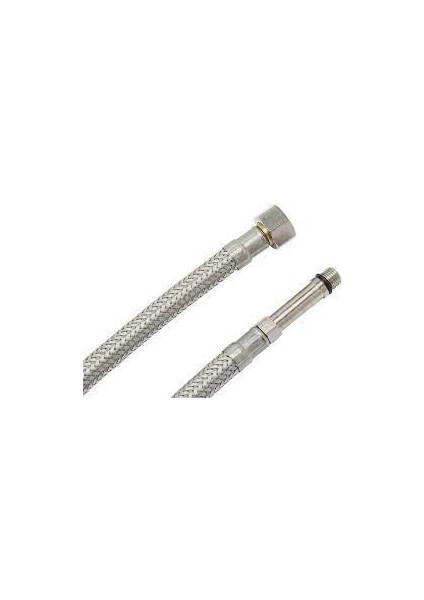 Baglantı Su Fleks Hortum Uzun Girişli M10X3/8-60CM 1 Adet (5 Cm)