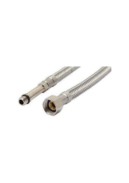 Baglantı Su Fleks Hortum Uzun Girişli M10X3/8-60CM 1 Adet (5 Cm)