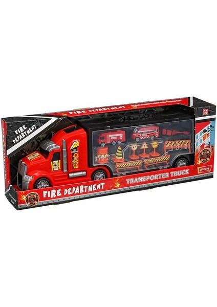 ERN-875 Heroes Toys Çantalı Itfaiye Taşıyıcı Tır Seti - Eren Oyuncak