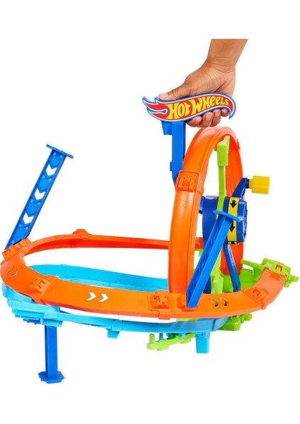 JBX65 Hot Wheels Hızlı Fırlatma ve Döngü Parkuru Oyun Seti