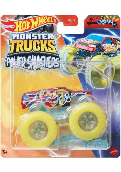Nessiworld HYJ19 Hot Wheels Monster Trucks Power Smashers 1:64 Arabalar