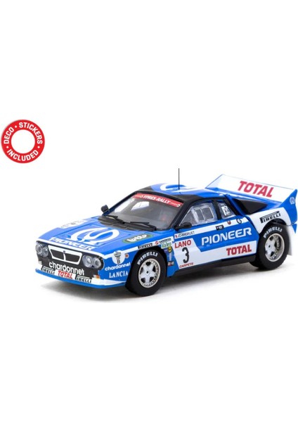 Tarmac Works 1/64 Lancia 037 Rally Ypres 24 Hours Rally 1983 #3