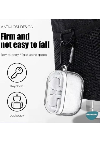Samsung Galaxy Buds 3 Pro Kılıf Transparent Clear Soft Şeffaf [galaxy Buds 3 Pro ile Uyumlu Kılıf - Şeffaf]